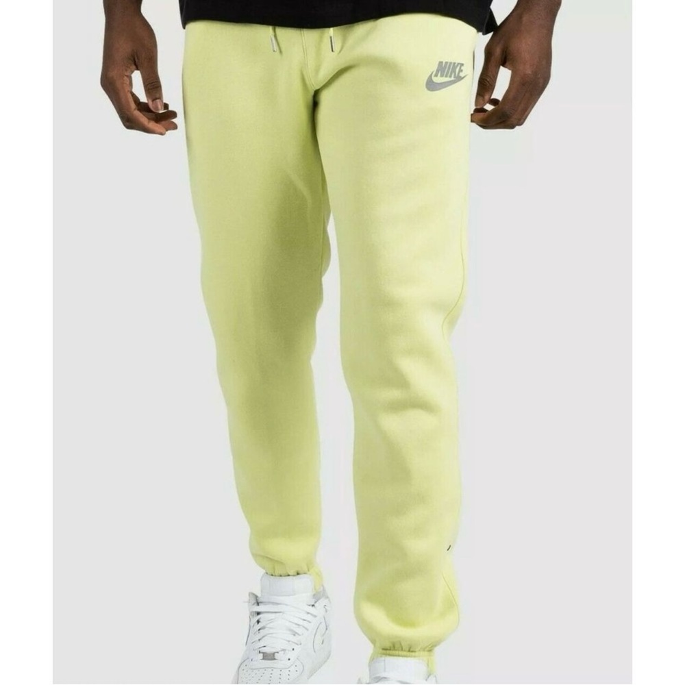 Nike Club Fleece Men's Tapered Jogger Pant Limelight DM1242-352 Size M